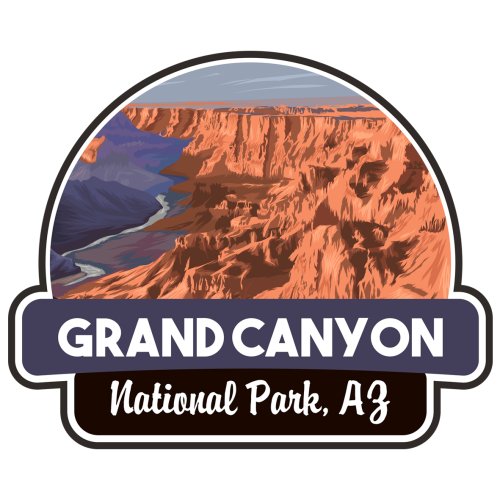 Grand Canyon sticker - Mamati Market - We Make Digital Sexy